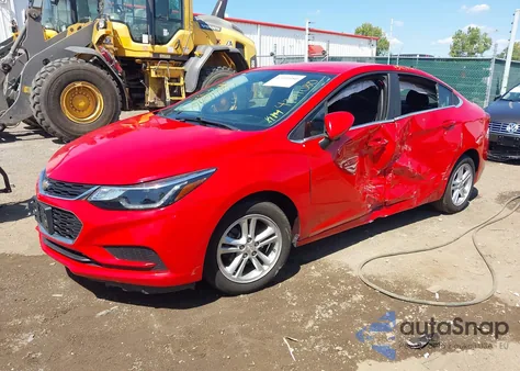 2017 Chevrolet Cruze Lt Auto из США, поврежденный, VIN 1G1BE5SMXH7259727